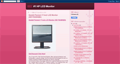 Desktop Screenshot of hp-hd-lcd-monitor.blogspot.com