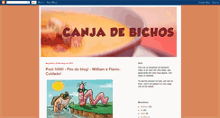 Desktop Screenshot of canjadebichos.blogspot.com