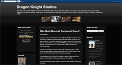 Desktop Screenshot of dragonknightstudios.blogspot.com