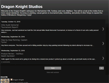 Tablet Screenshot of dragonknightstudios.blogspot.com