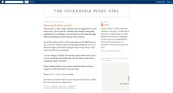 Desktop Screenshot of incrediblepixelgirl.blogspot.com