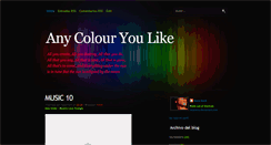 Desktop Screenshot of cualquiercolorquemeguste.blogspot.com