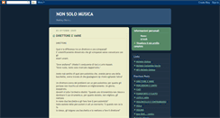 Desktop Screenshot of non-solo-musica.blogspot.com