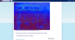 Desktop Screenshot of lasexperienciasdecambio.blogspot.com