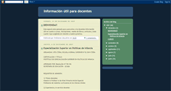 Desktop Screenshot of infodocentes.blogspot.com