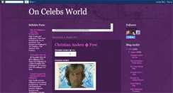 Desktop Screenshot of oncelebsworld.blogspot.com