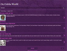 Tablet Screenshot of oncelebsworld.blogspot.com