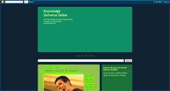 Desktop Screenshot of knowledge-universe-globe.blogspot.com