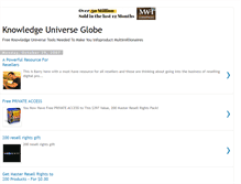 Tablet Screenshot of knowledge-universe-globe.blogspot.com