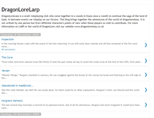 Tablet Screenshot of dragonlorelarp.blogspot.com