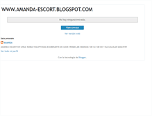 Tablet Screenshot of amanda-escort.blogspot.com