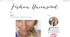 Desktop Screenshot of fashionuncensored.blogspot.com