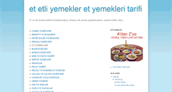 Desktop Screenshot of etliyemekleri.blogspot.com