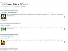 Tablet Screenshot of hoytlakeslibrary.blogspot.com