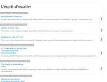 Tablet Screenshot of lespritdescalier.blogspot.com