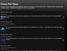 Tablet Screenshot of cincopalpeso.blogspot.com
