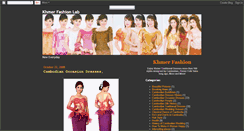 Desktop Screenshot of khmerfashion.blogspot.com