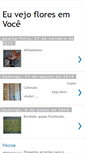 Mobile Screenshot of floresfloresemvoce.blogspot.com