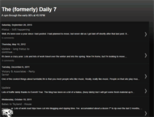 Tablet Screenshot of daily7inch.blogspot.com
