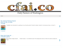 Tablet Screenshot of dailypaintersofwashington.blogspot.com