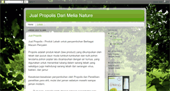 Desktop Screenshot of jual-propolis.blogspot.com