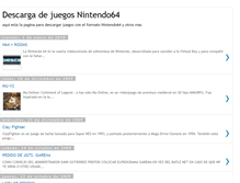 Tablet Screenshot of juegosden64.blogspot.com