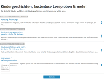 Tablet Screenshot of kinder-geschichten.blogspot.com