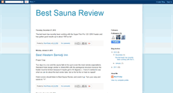 Desktop Screenshot of bestsaunareview.blogspot.com