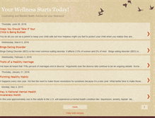 Tablet Screenshot of journeytowellnessandbalance.blogspot.com