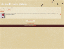 Tablet Screenshot of cholitasperuanasmaduras.blogspot.com