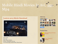 Tablet Screenshot of mobilehindimovie.blogspot.com