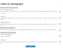 Tablet Screenshot of indianartphotography.blogspot.com
