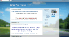 Desktop Screenshot of danceyourprayers.blogspot.com