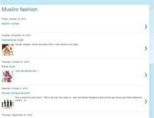 Tablet Screenshot of muslim-fashion2011.blogspot.com