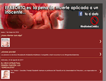 Tablet Screenshot of noalabortocostarica.blogspot.com