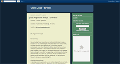 Desktop Screenshot of crestjobsbidw.blogspot.com