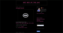 Desktop Screenshot of hotboyofthegay.blogspot.com