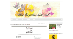 Desktop Screenshot of followtheyellowbrick.blogspot.com