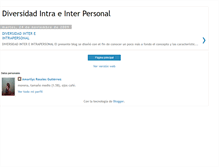 Tablet Screenshot of diversidadintraeinterpersonal.blogspot.com
