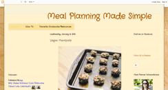 Desktop Screenshot of mommymealplanner.blogspot.com