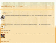 Tablet Screenshot of mommymealplanner.blogspot.com