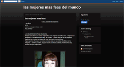 Desktop Screenshot of lasmujeresmasfeasdelmundo.blogspot.com