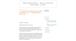 Desktop Screenshot of philadelphia-realestatewaiting4you.blogspot.com