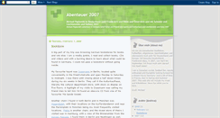 Desktop Screenshot of abenteuer2007.blogspot.com