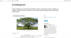 Desktop Screenshot of creadosparati.blogspot.com
