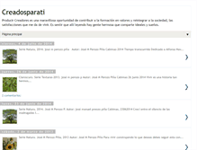 Tablet Screenshot of creadosparati.blogspot.com
