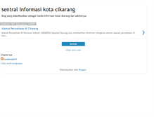 Tablet Screenshot of cikarangtown.blogspot.com