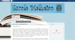 Desktop Screenshot of escolamalheiro.blogspot.com