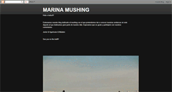 Desktop Screenshot of marinamushing.blogspot.com