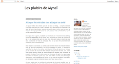 Desktop Screenshot of lesplaisirsdemynai.blogspot.com